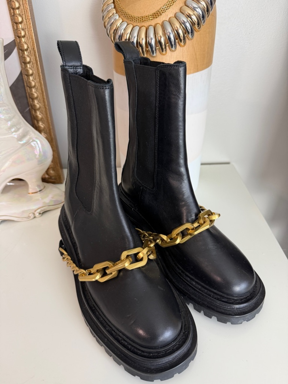 SANDRO PARIS - LEATHER - SIZE 37